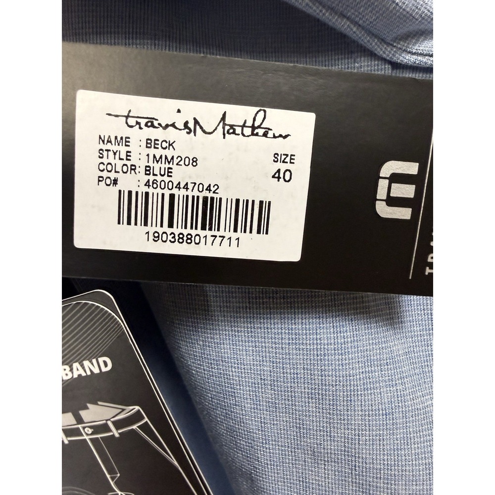 Travis Mathew Beck Shorts 40 X 9.5 Inseam Golf Tennis Chino 1MM208 Men's - Picture 6 of 7